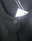 Cardigan noir à maille douce et chaude - 𝐌𝐚𝐫𝐢𝐧𝐚𝟒𝟒𝐟𝐚𝐦𝐢𝐥𝐲