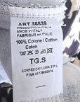 Pantalon ballon à imprimé annimal noir et marron