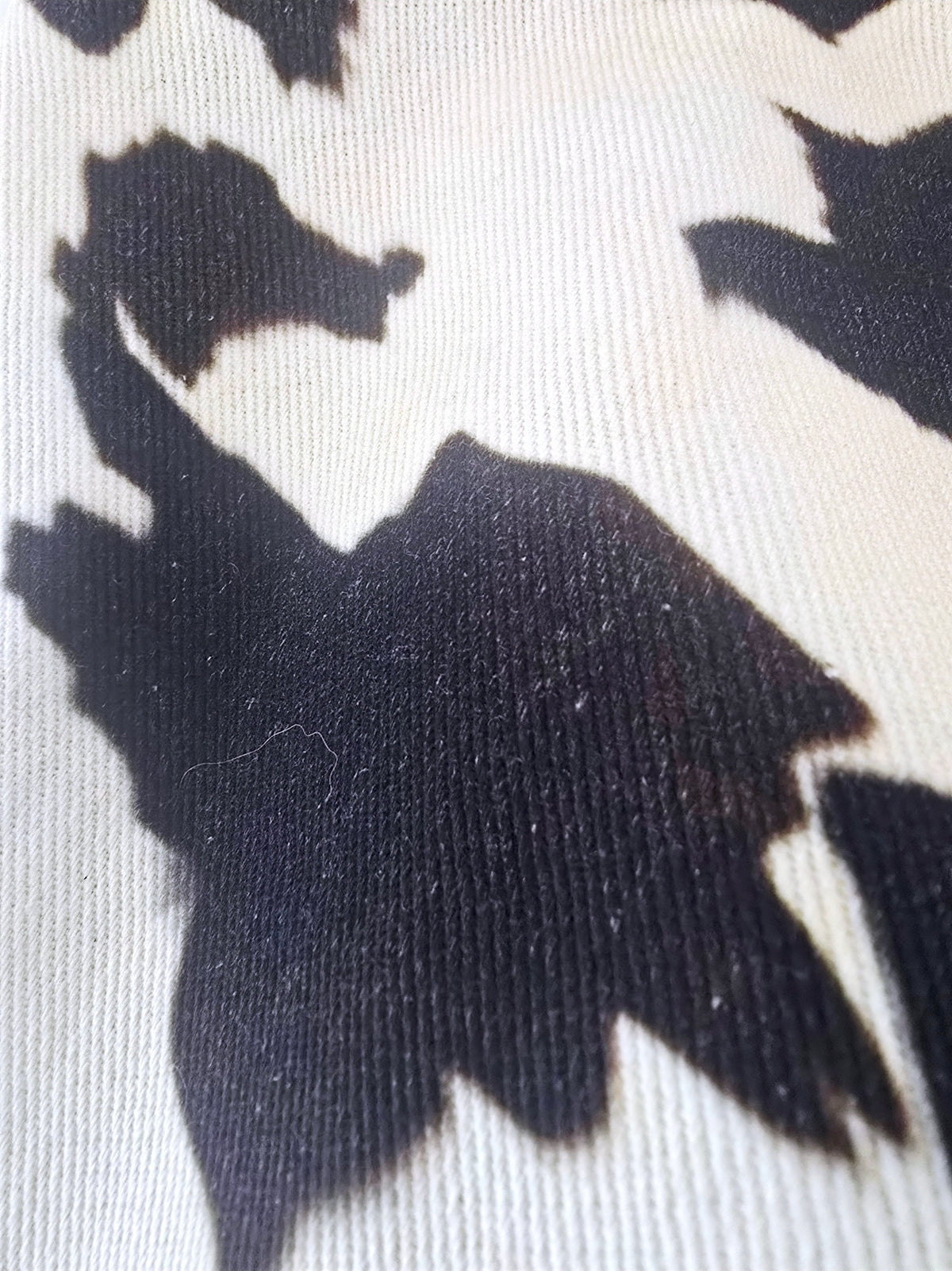 Pantalon ballon à imprimé annimal noir et marron