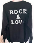 Pull noir à inscriptions au dos - 𝐌𝐚𝐫𝐢𝐧𝐚𝟒𝟒𝐟𝐚𝐦𝐢𝐥𝐲