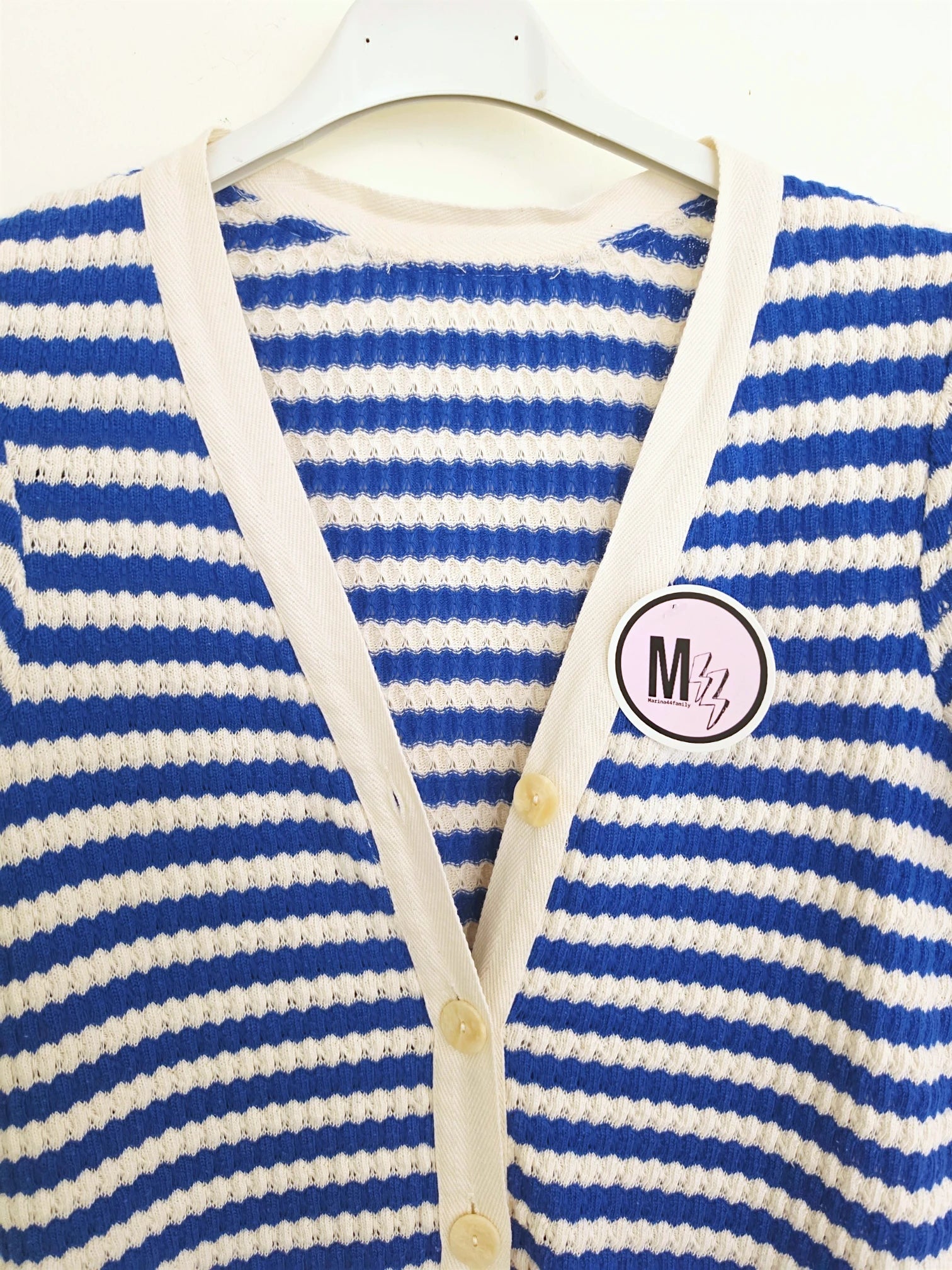 Robe marinière en maille