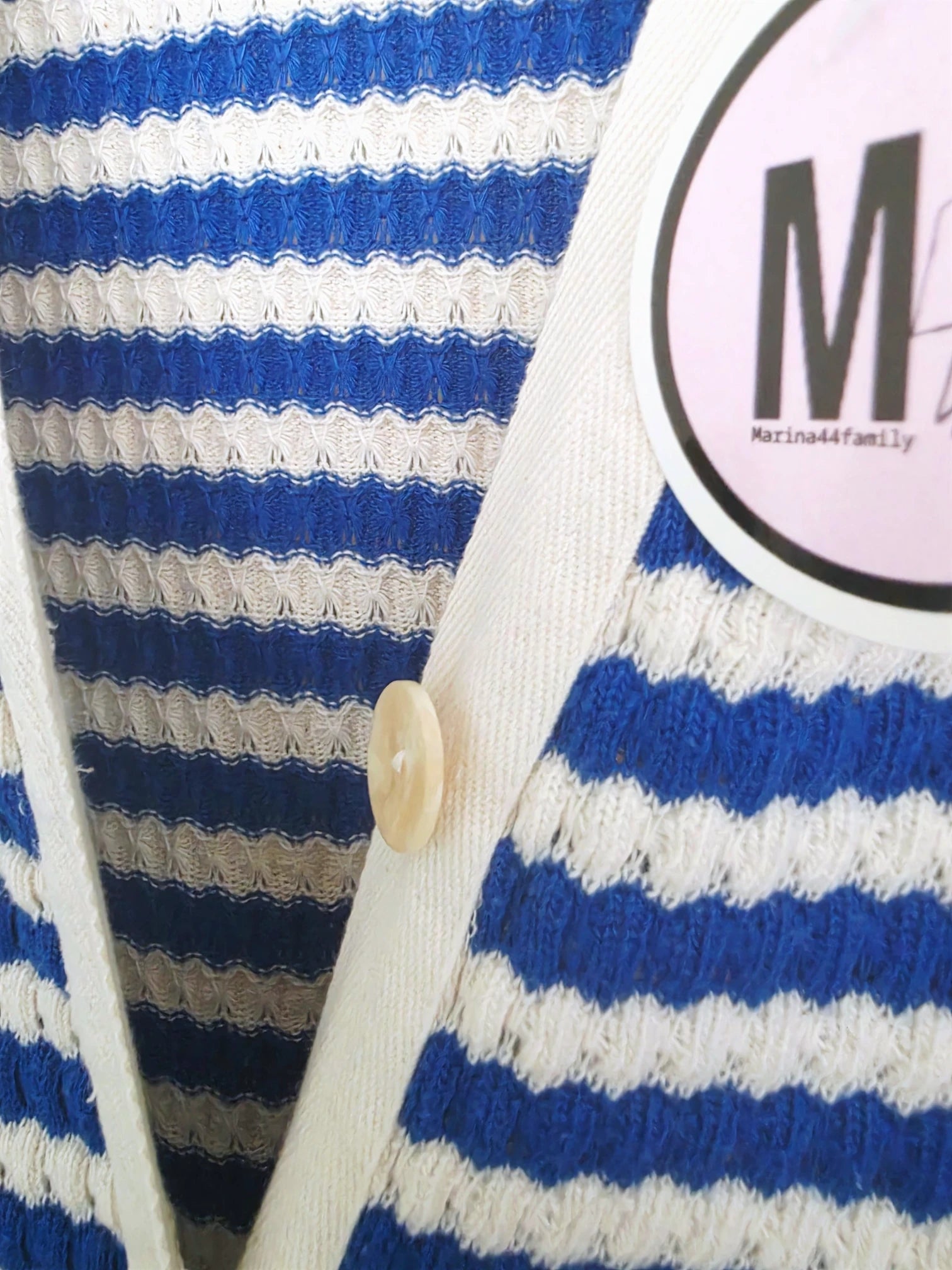 Robe marinière en maille