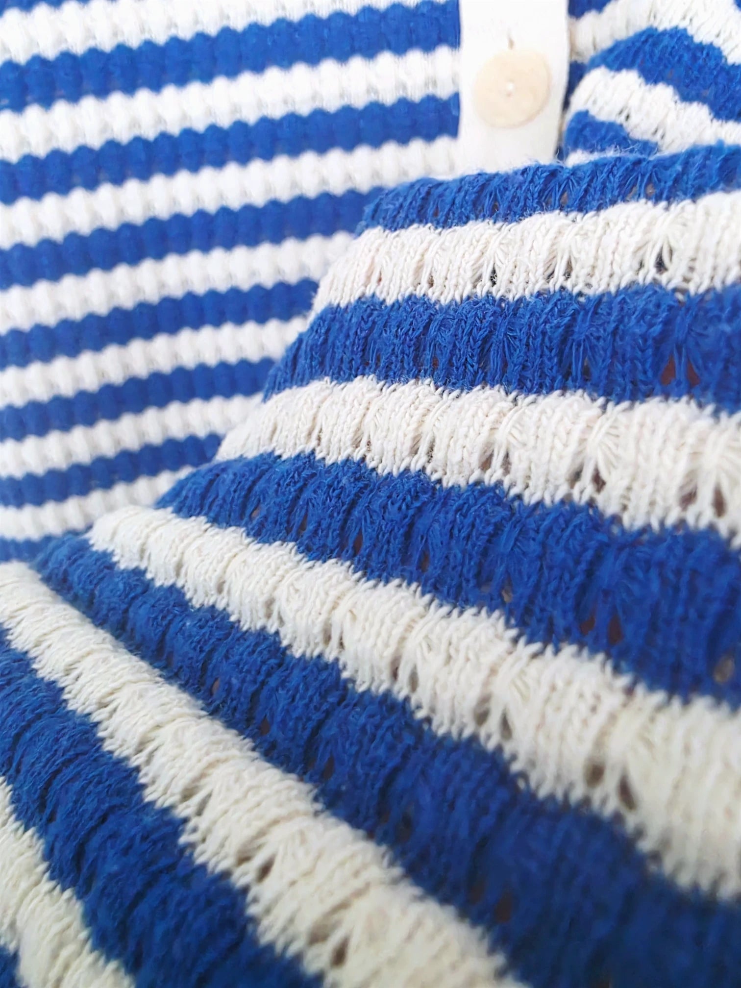 Robe marinière en maille