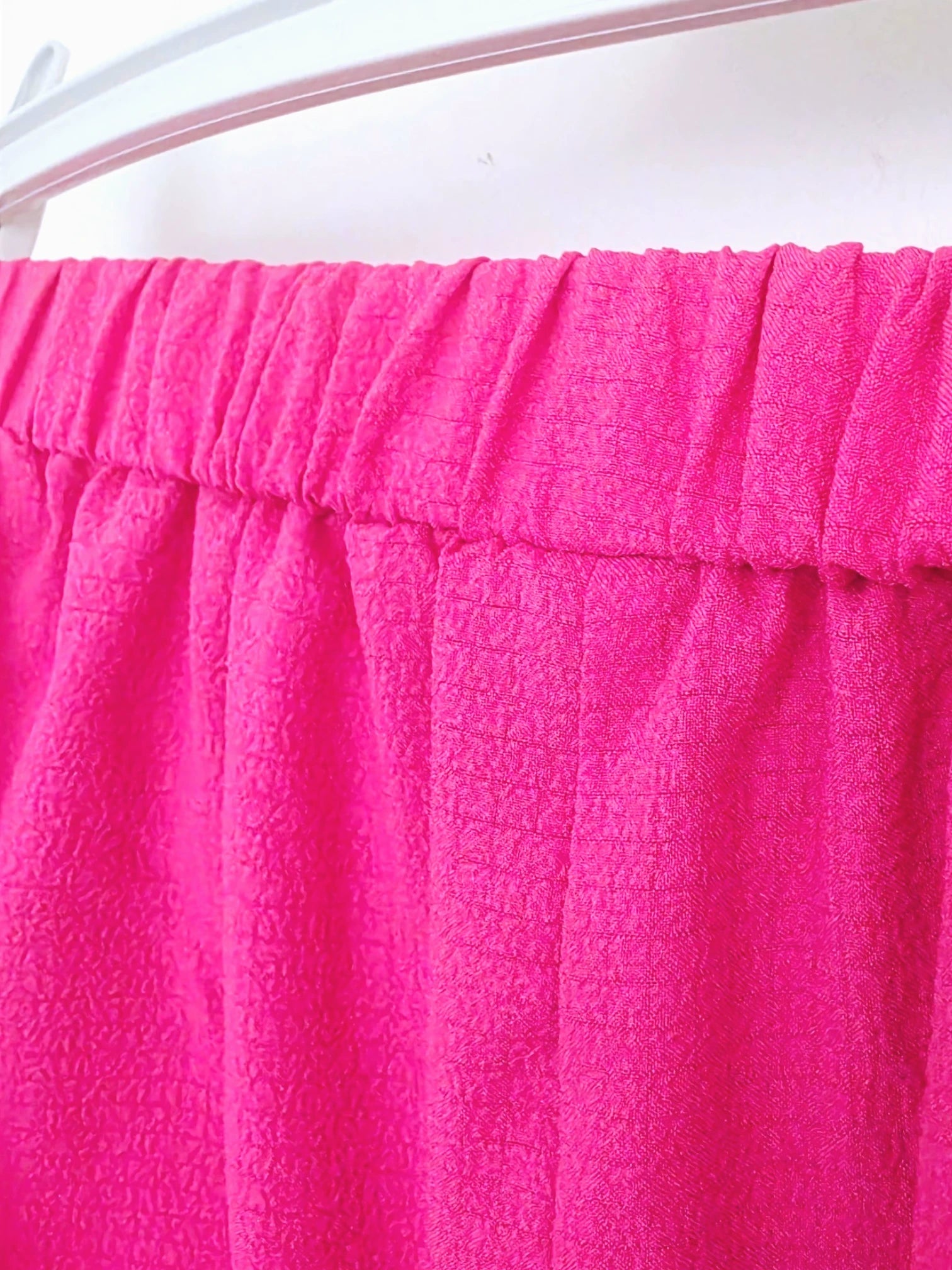 Ensemble débardeur + Jupe short rose fuchsia