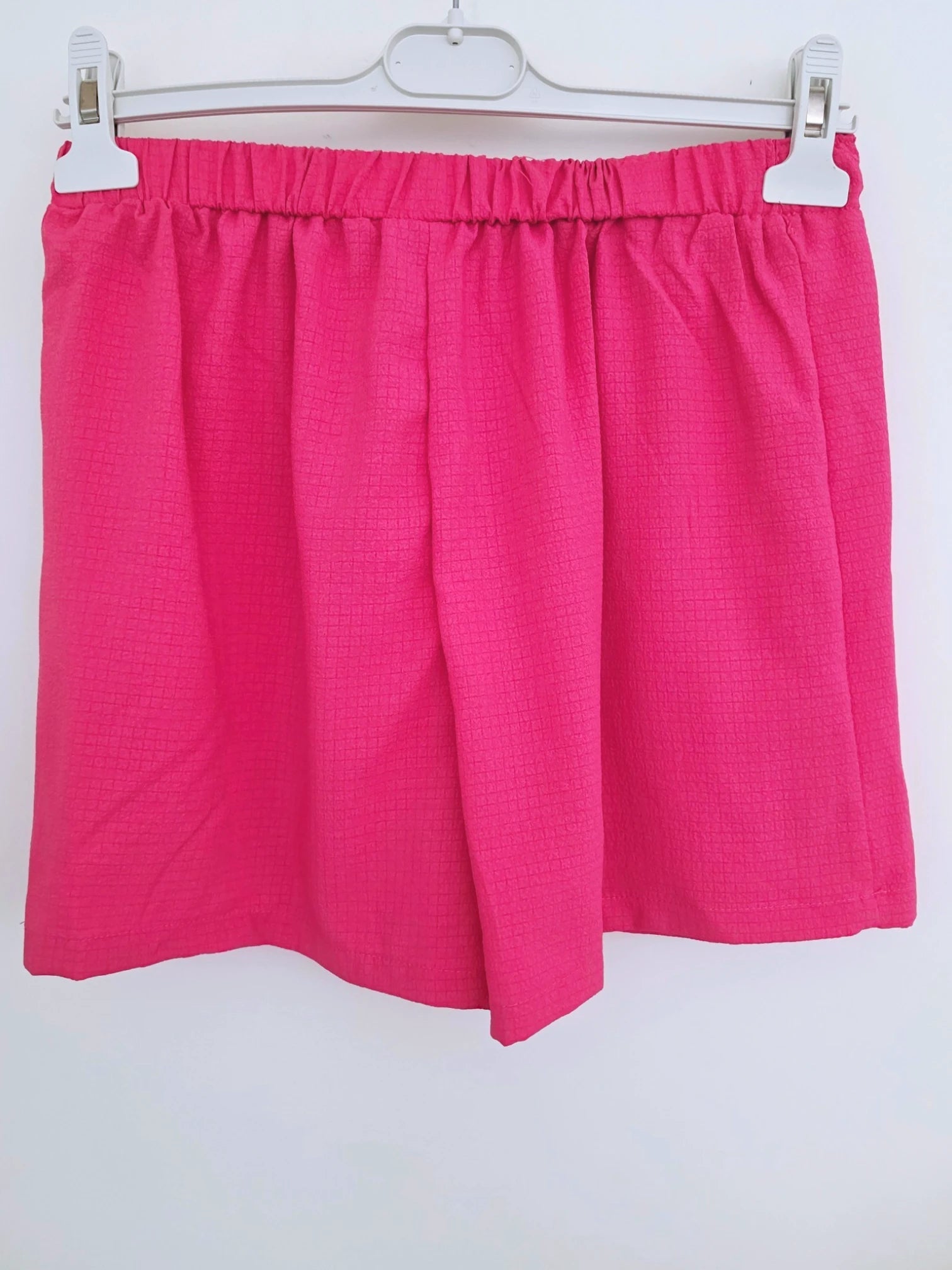 Ensemble débardeur + Jupe short rose fuchsia