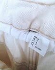 Short écru en jean coton