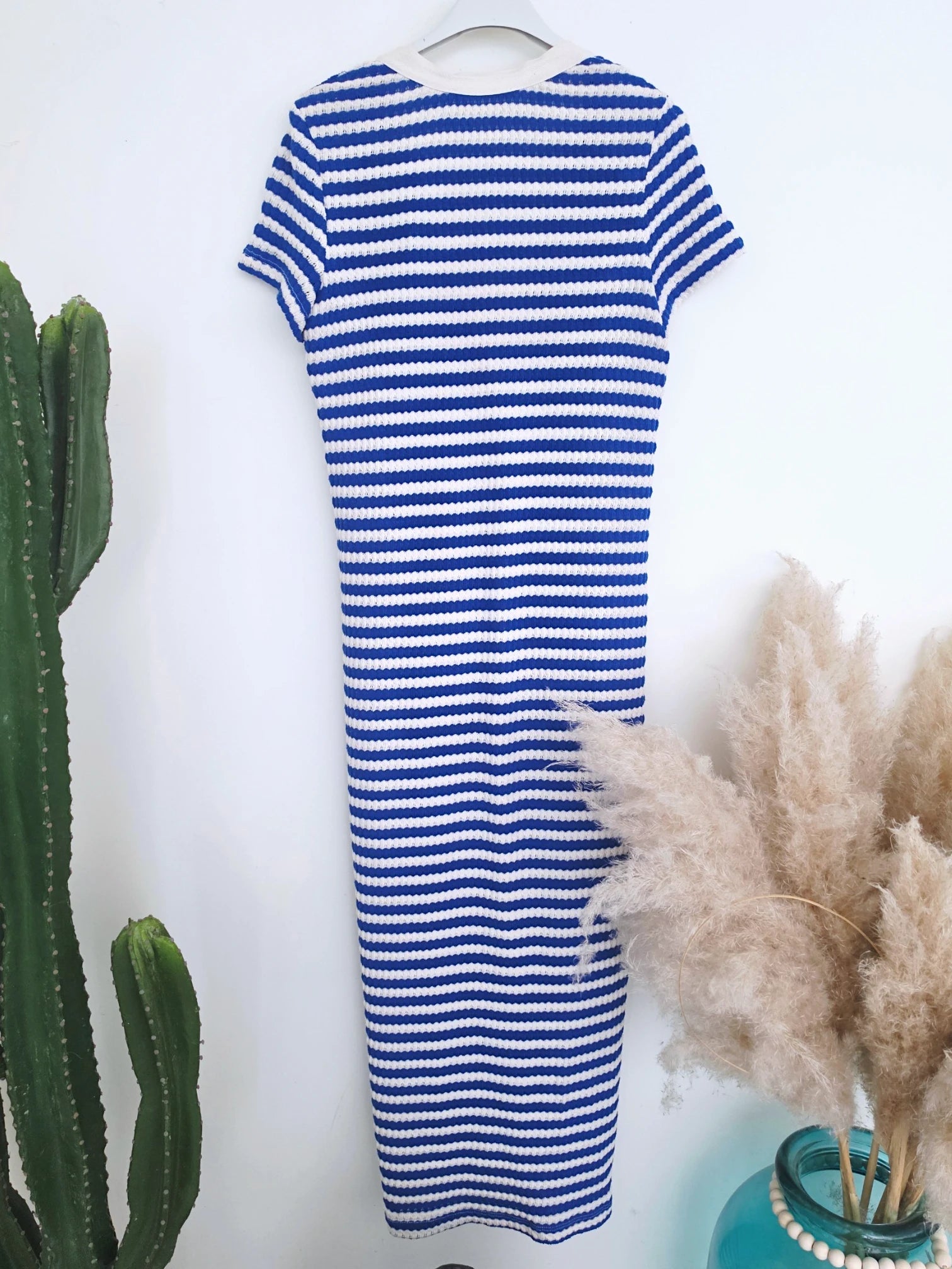 Robe marinière en maille