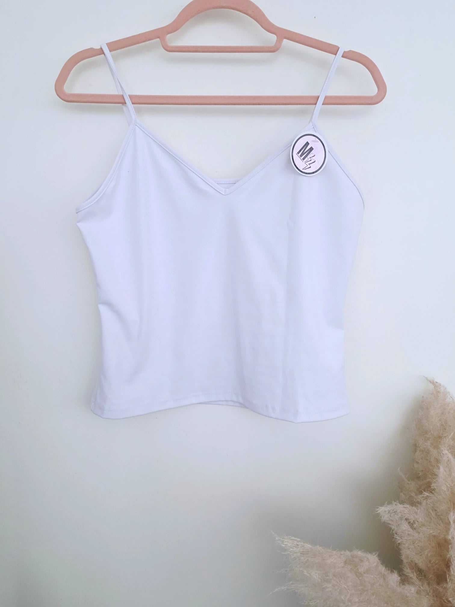 Débardeur blanc en lycra