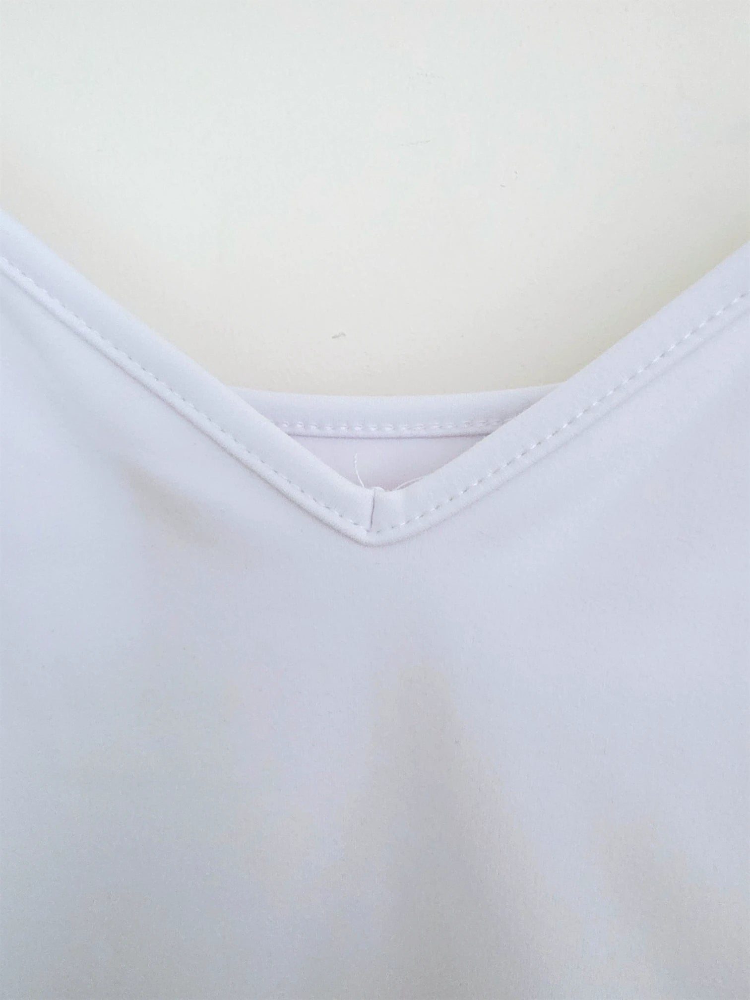 Débardeur blanc en lycra