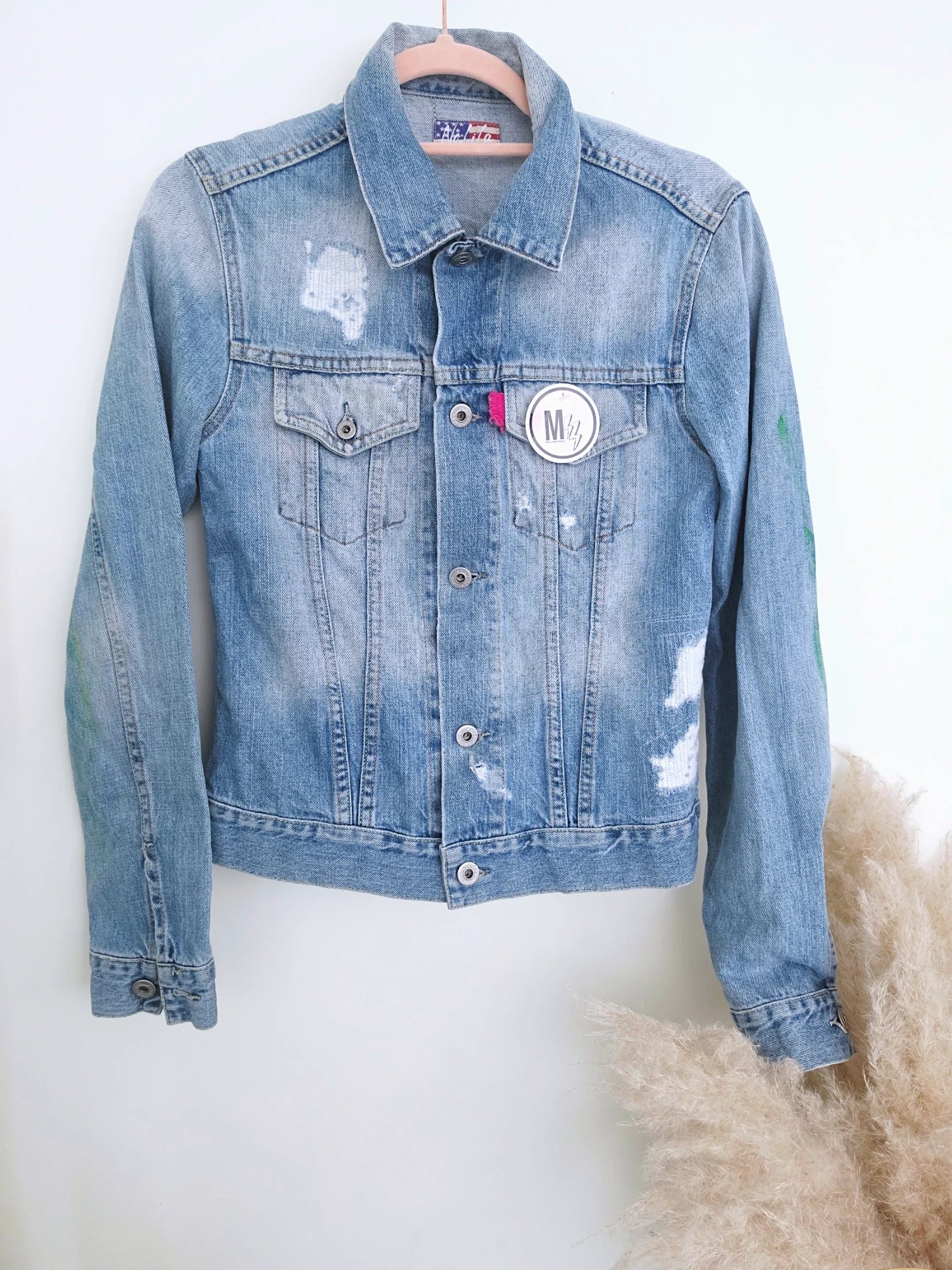 Veste cintrée création en jean