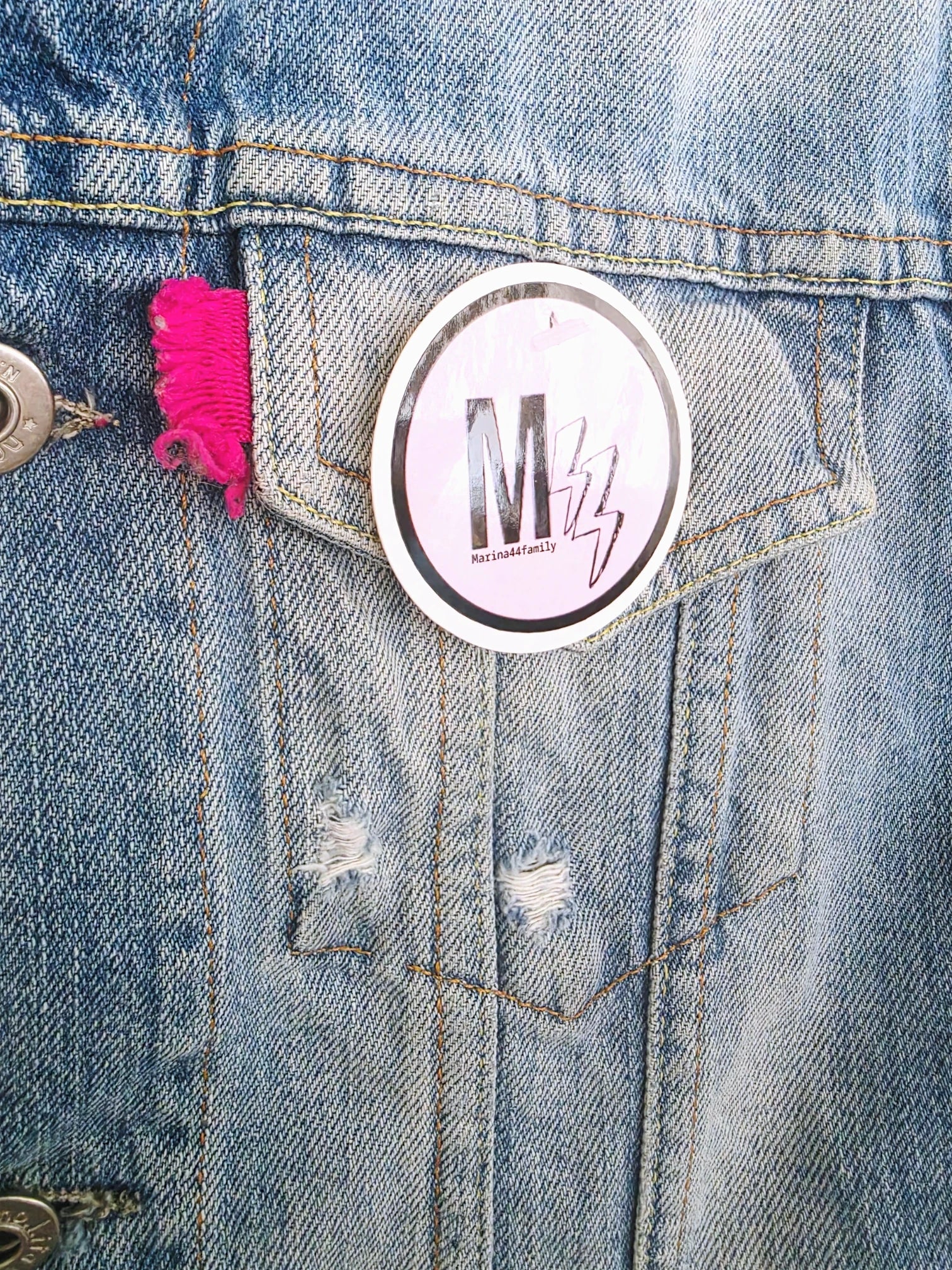Veste cintrée création en jean