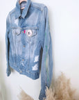 Veste cintrée création en jean