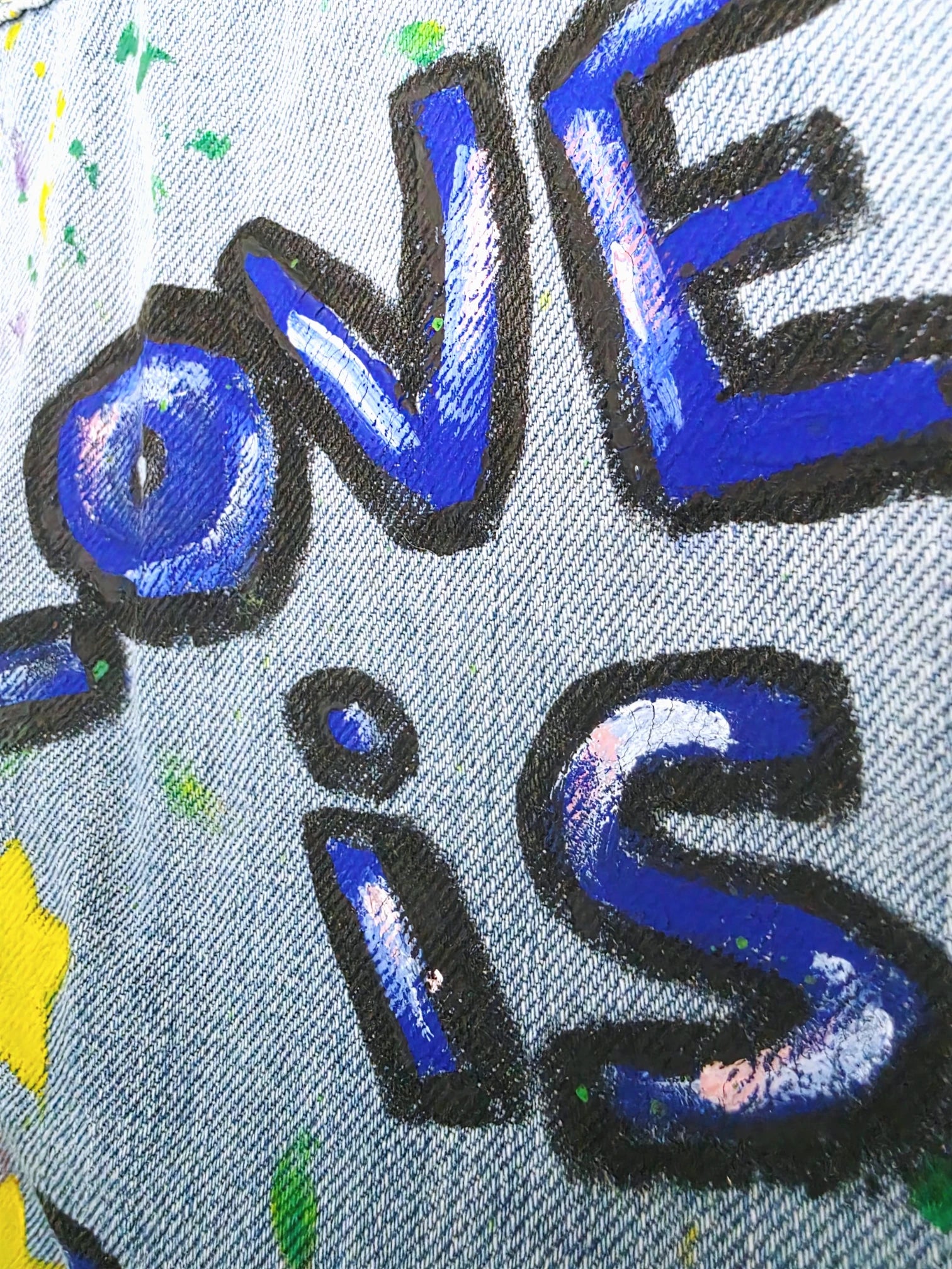 Veste cintrée création en jean