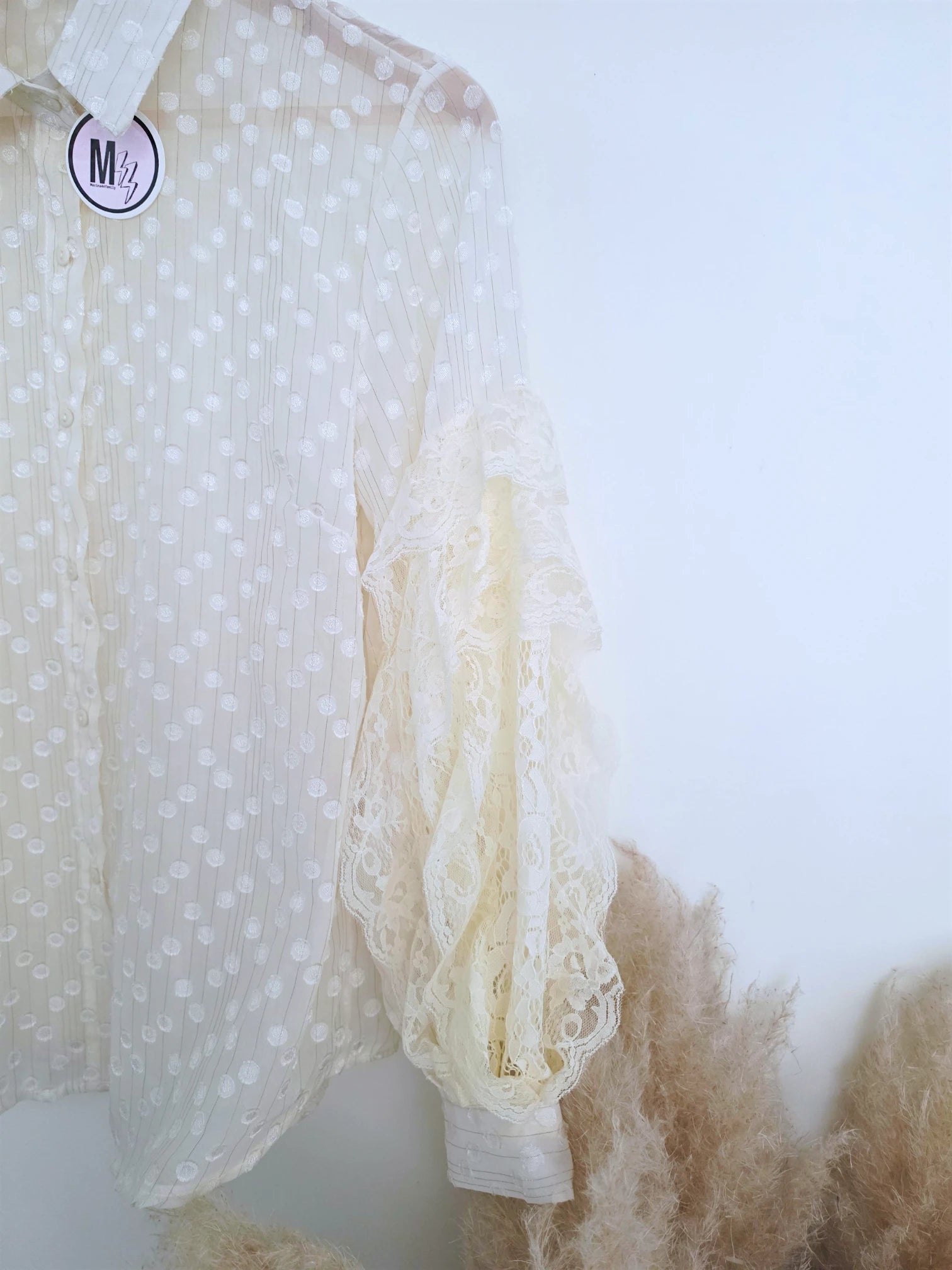 Chemise écrue en voile
