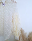 Chemise écrue en voile