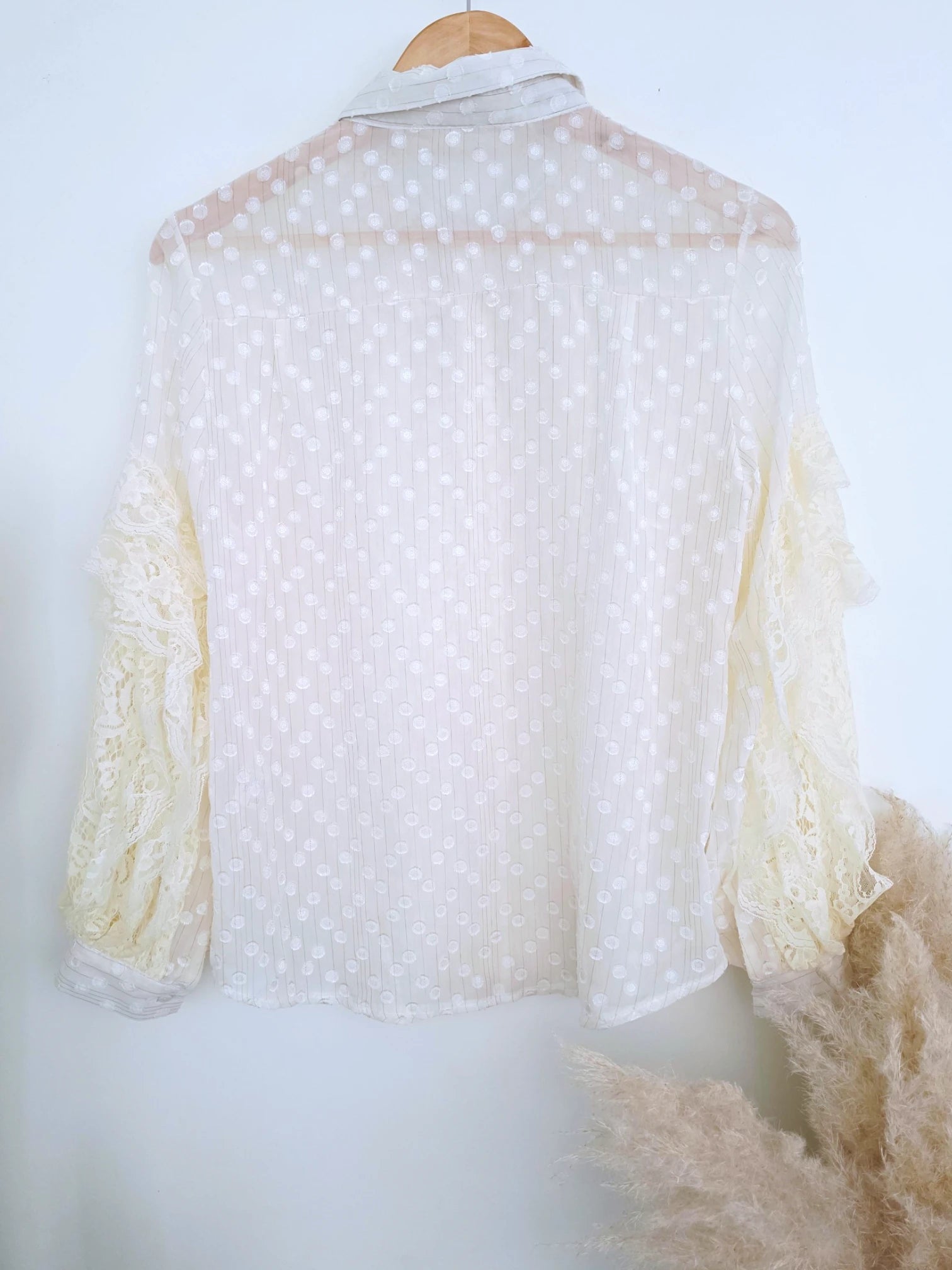 Chemise écrue en voile