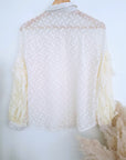 Chemise écrue en voile