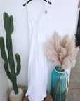 Robe longue blanche