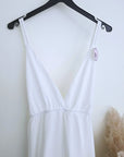 Robe longue blanche