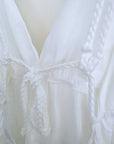 Robe longue blanche