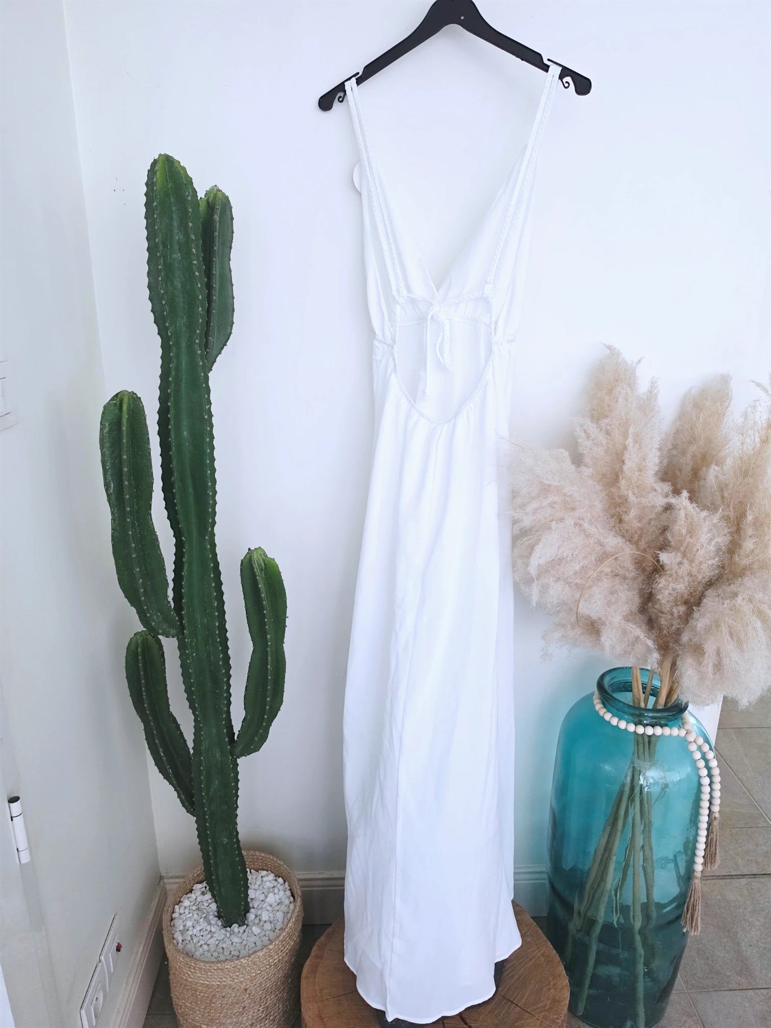 Robe longue blanche