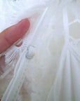 Combi-short en plumetis blanc