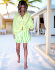 🔥Chemise yellow fluo
