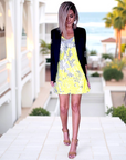 Robe starlette yellow