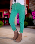 Pantalon velours vert