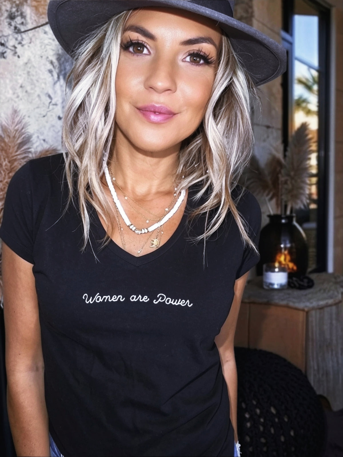 T-shirt noir power