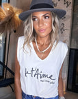 T-shirt écru "je t'aime ..."