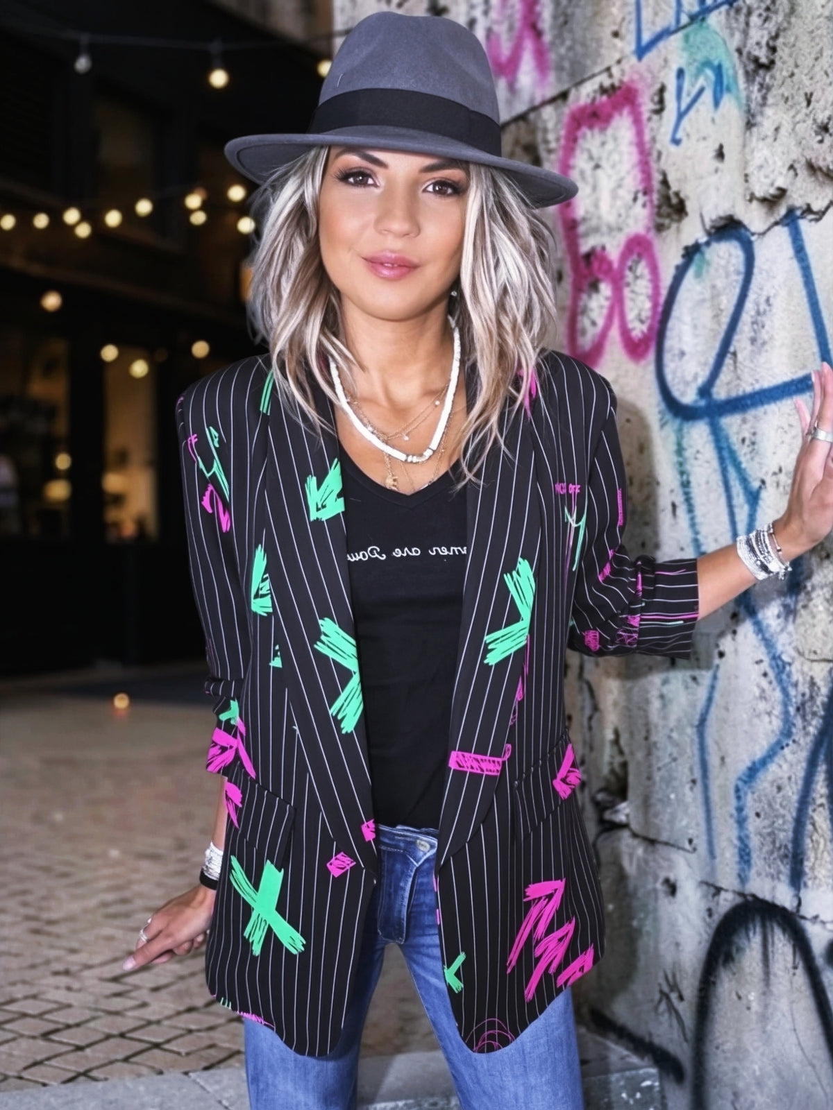 T-shirt noir power