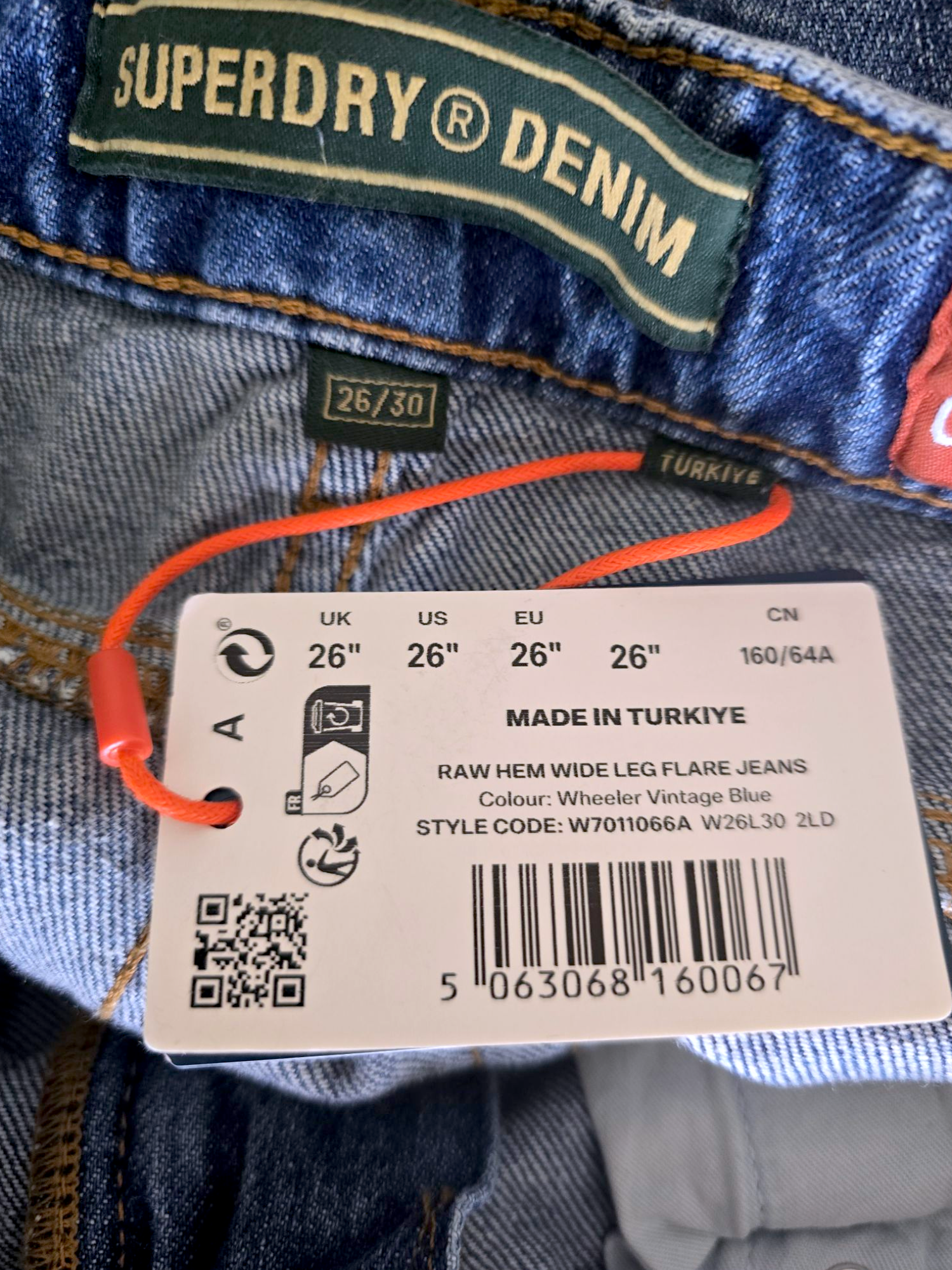 Jean flare dry